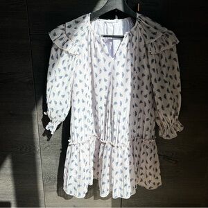 Zara pleated flower dress